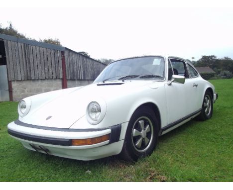A 1976 left hand drive Porsche 912E, chassis number 9126001717, white. Porsche's 912E is one of the rarest Porsche models mad