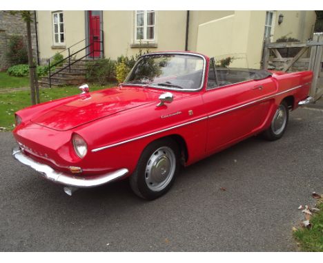 A 1964 Renault Caravelle cabriolet, registration number EPL 85B, chassis number 121104, engine number 13177, red. Renault's C