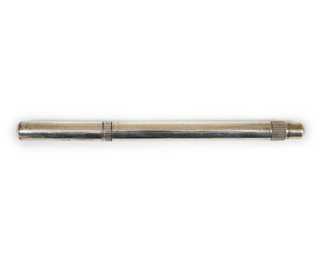 A De La Rue Onoto Sterling silver long early piston fillerPLEASE NOTE:- Prospective buyers are strongly advised to examine pe