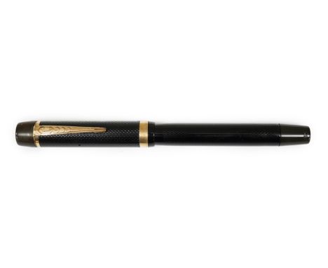 A De la Rue BCHR No.6234 piston fill fountain pen, 14ct. No.5 nibPLEASE NOTE:- Prospective buyers are strongly advised to exa
