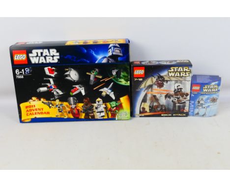 Lego - Star Wars - Three boxed Lego 'Star Wars' themed sets. Lot consists of Lego #7958 Star Wars 2011 Advent Calendar; #7139