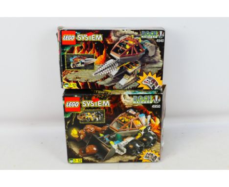 Lego - Star Wars - Two boxed Lego 'Rock Raider' themed sets. Lot consists of Lego #4940 'The Granite Grinder' together with #