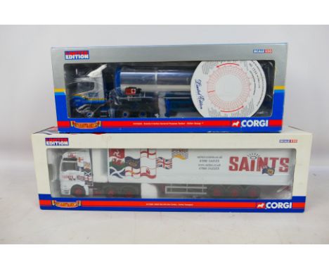 Corgi - Two boxed Corgi 'Hauliers of Renown' Limited Edition 1:50 scale diecast model trucks. Lot consists of Corgi CC13406 M