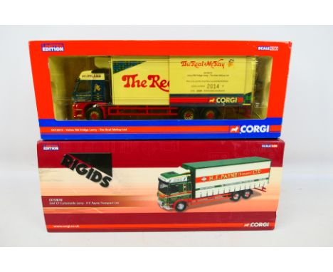 Corgi - Two boxed Corgi Limited Edition 1:50 scale diecast model trucks from the 'Rigids' series. Lot consists of Corgi CC135