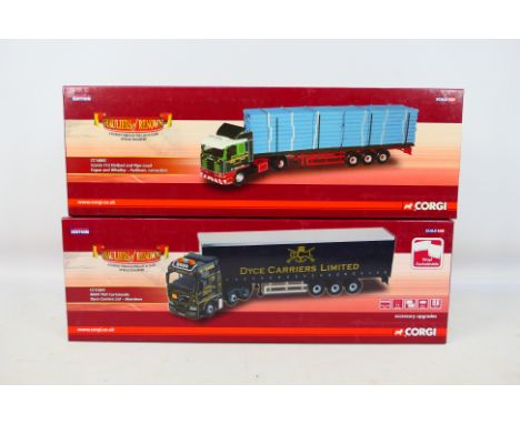 Corgi - Two boxed Corgi 'Hauliers of Renown' Limited Edition 1:50 scale diecast model trucks. Lot consists of Corgi CC15201 M