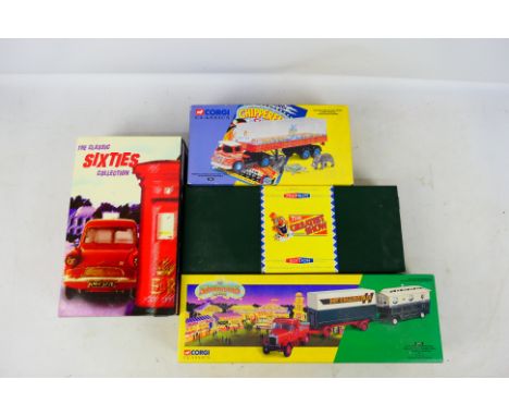 Corgi - Four boxed diecast 1:43 & 1:50 scale commercial vehicles from various Corgi ranges. Lot includes Corgi CP99136 Royal 