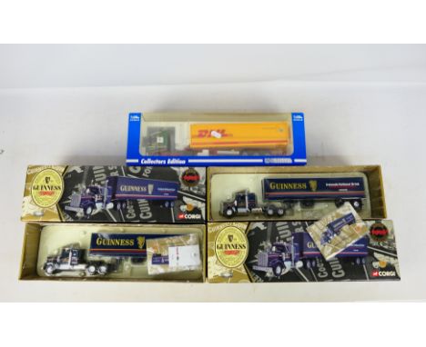 Corgi - Universal Hobbies - Three Limited Edition diecast 1:50 scale model trucks. Lot consists of Corgi #55801 Kenworth T925