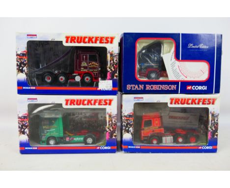 Corgi - Four boxed Limited Edition diecast trucks from predominately from Corgi's 'Truckfest' series. Lot consists of CC13245
