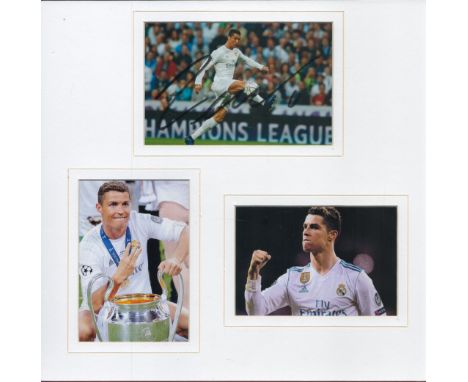 Cristiano Ronaldo Official UEFA Champions League Back Signed And Frame