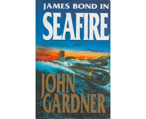 James Bond in Seafire by John Gardner signed by Roger Moore. First edition hard back book published in 1994. Good condition. 