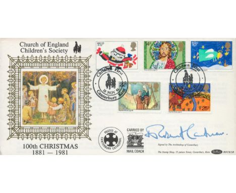 Archbishop of Canterbury signed Children First FDC. Good condition. All autographs are genuine hand signed and come with a Ce