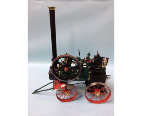 A model of a steam engine, by Miller and Co. of Portsmouth.  41cm long, 22cm wide