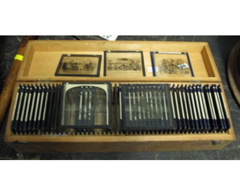 Case of cartoon type magic lantern slides, various.(B.P. 24% incl. VAT)