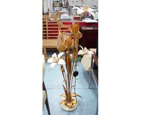 MAISON JANSEN STYLE FLOOR LAMP, 125cm H. 
