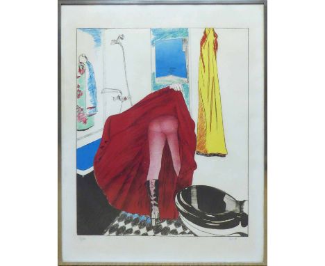 SILVIO PASOTTI (Italian b.1935), lithograph on Arches watermarked paper, hand signed and numbered 88/100 in pencil, 75cm x 55