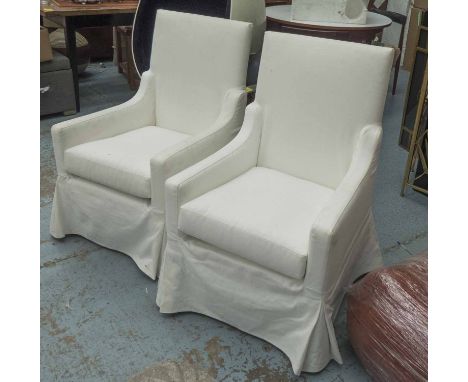 SOFA AND CHAIR COMPANY DINING CHAIRS, a set of four, 97cm H. (4)