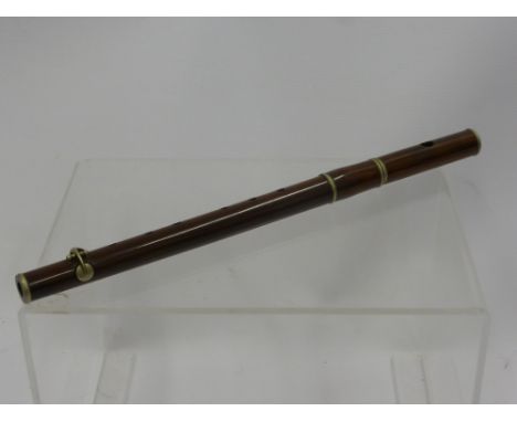 A Vintage Rosewood Flute, approx 37 cms