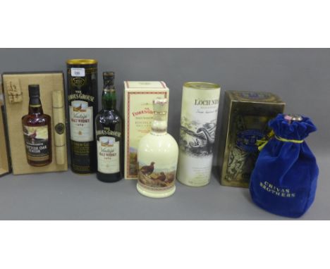 Blended Whiskies to include 'The Famous Grouse Vintage Malt Whisky 1989', Famous Grouse Highland Decanter, 'Famous Grouse, Th