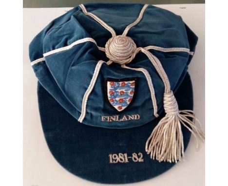 Awarded to Graham Rix for playing in the Finland v England friendly played 1982
The cap is in immaculate condition well looke