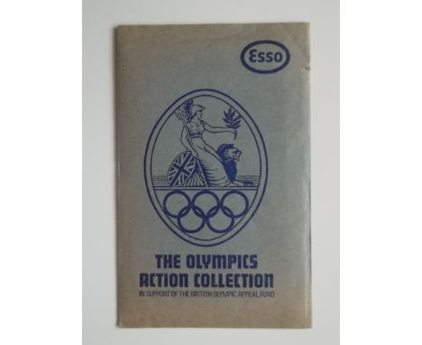 Six Stickers / Cards housed in original ESSO - The Olympics Action Collection packet