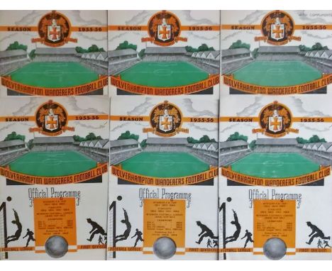6 Programmes - A.Villa, WBA FA Cup, Blackpool, Luton, Huddersfield &amp; Charlton
All good condition with any faults being mi