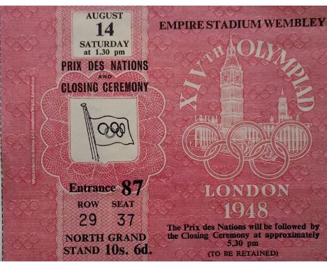 Rare ticket in good condition