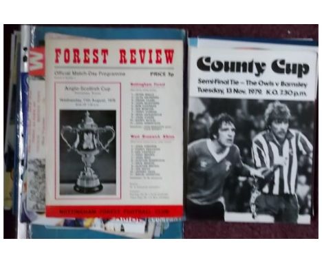Nice small collection includes Texaco Cup, Anglo Italian, County Cups etc
Majority in good condition