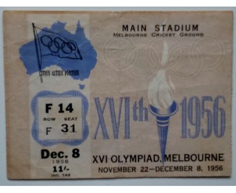Rare ticket with fold