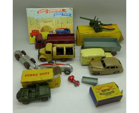 A collection of Dinky Toys, etc.