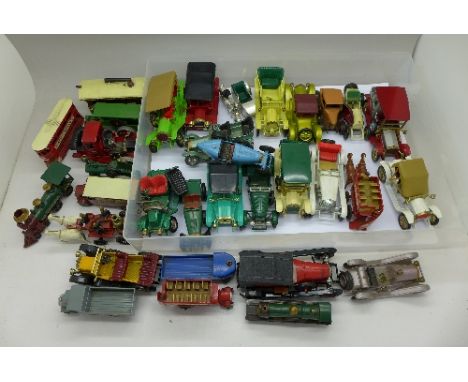 A collection of die-cast model vehicles