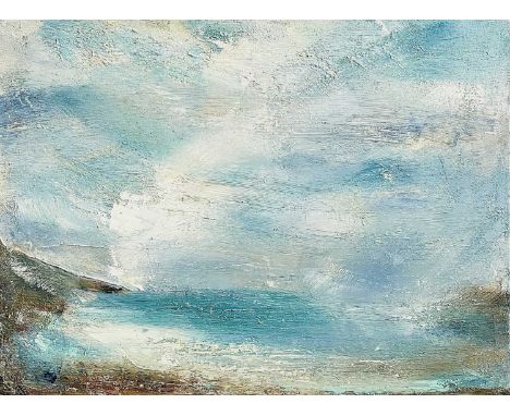 Maggie O'BRIEN (XX-XXI) Seascape  Oil on canvas, 45 x 60.5cm.