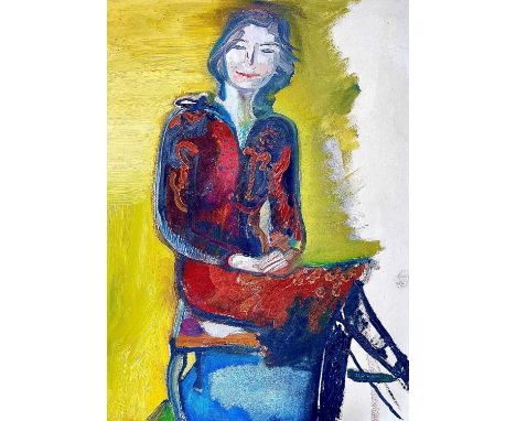 Romi BEHRENS (1939-2019) Portrait of Jenny, 2003 Oil on canvasSigned, inscribed and dated to verso102 x 76cm