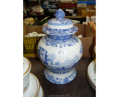 A large Ginger Jar in Spode ''Italian'' design.