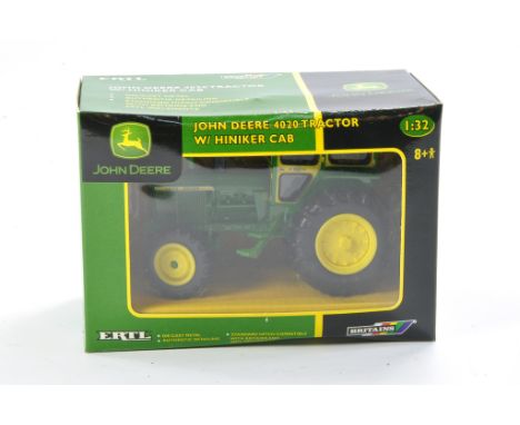 Ertl Britains 1/32 Farm Model issue comprising John Deere 4020 Tractor W/Hiniker Cab. Not previously opened, hence excellent 