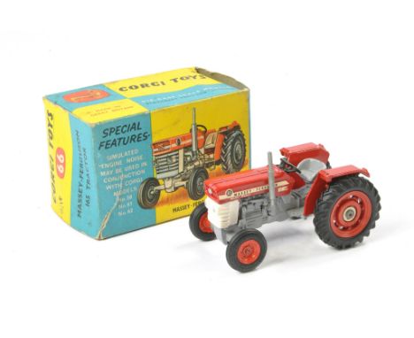 Corgi No. 66 Massey Ferguson 165 Tractor. Very good to excellent, some wear to tyres in good original box. 