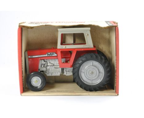 Ertl vintage 1/16 Massey Ferguson 595 Tractor. Generally excellent with original box. 