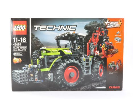 Lego Technic Set No. 42054 Claas Xerion Tractor. Set looks complete, parts still in numbered bag, box has been opened. 