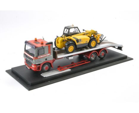 Code 3 / Custom  1/50 Exclusive Model Truck Issue (from The Allan Marshall collection) comprising Corgi (base) Scania Low Loa