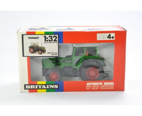 Britains No. 9504 Fendt 615 LSA Tractor. Excellent in very good box, small tear to product label on front. 