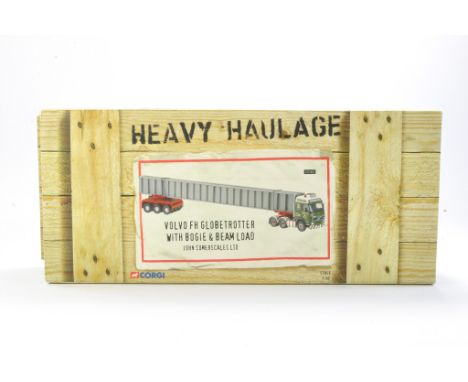 Corgi Diecast Model Truck comprising Heavy Haulage issue, as follows No. CC12433 Volvo FH Globetrotter with bogie &amp; beam 
