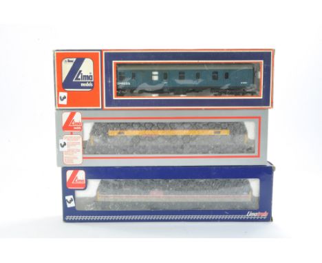 Model Railway Comprising Lima No. 305341W BR Mk 1, L204969 Diesel Locomotive Class 47528, 205035A3 Class 47 976. All look to 