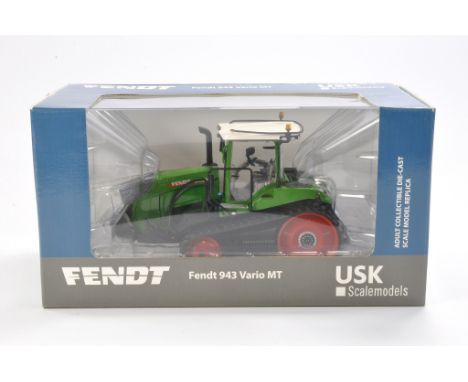 USK Scale Models 1/32 No. 10636 Fendt 943 Vario MT Crawler Tractor. Looks to be without fault and secure in original box. 