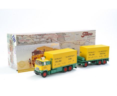 Tekno Model Truck Issue comprising 1/50 Mack Rigid Truck with Trailer in the livery of Rynart. Limited Edition. Looks to be e