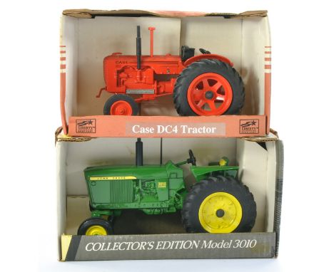 Spec Cast 1/16 Case DC4 Tractor, special edition plus Ertl 1/16 John Deere 3010. Both look to be very good to excellent in or