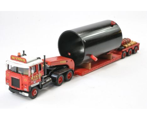 Bespoke 1/50 code 3 / custom exclusive model truck issue (from The Allan Marshall collection) comprising Scammell Low Loader 