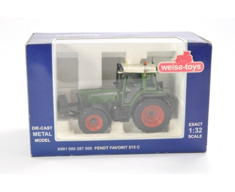 Weise Toys 1/32 Fendt Favorit 515C Tractor. Looks to be without obvious sign of fault, has been displayed, comes with origina