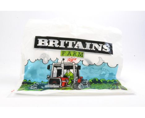 Britains original Plastic Carrier Bag depicting Massey Ferguson Tractor one side, Britains Space the other. Scarce. 