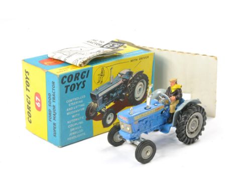 Corgi No. 67 Ford 5000 Tractor. Excellent with only very minor signs of wear in very good to excellent box, including leaflet