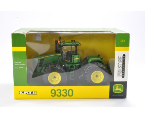 Ertl 1/32 Prestige Collection John Deere 9330 Tractor. Looks to be without fault however possibly displayed as loose in box. 