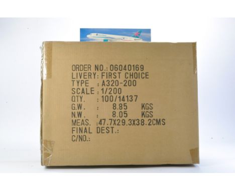 A group of 100 First Choice 'Snap-together' Model Aircraft issues comprising Airbus A320-200. In original boxes and contained